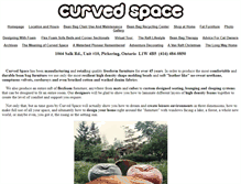 Tablet Screenshot of curvedspace.biz